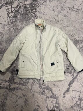 Prada Men’s Light Cream Puffer Jacket